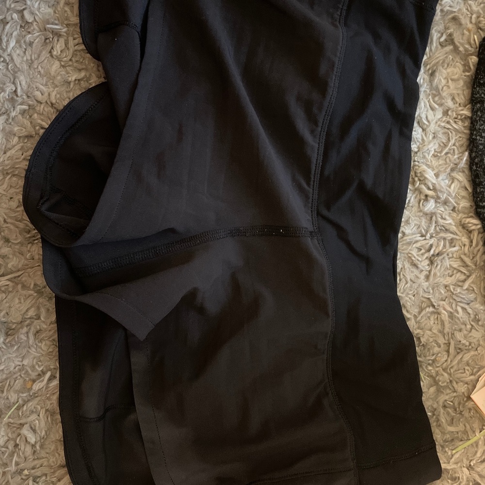 Black Lululemon Speed Up Shorts